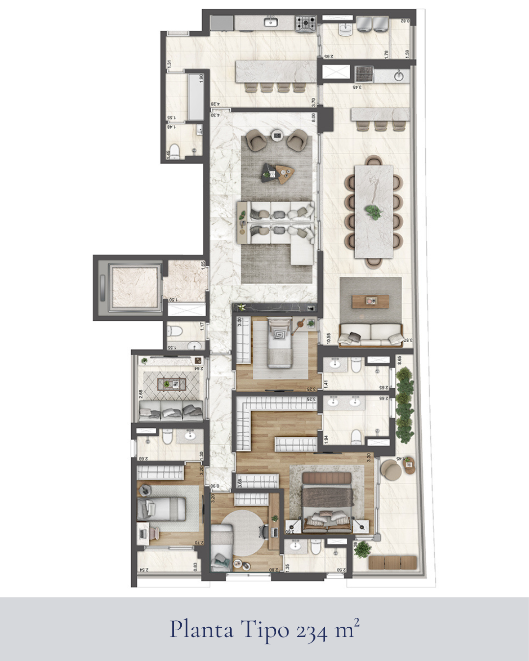 Planta Galleria Residence