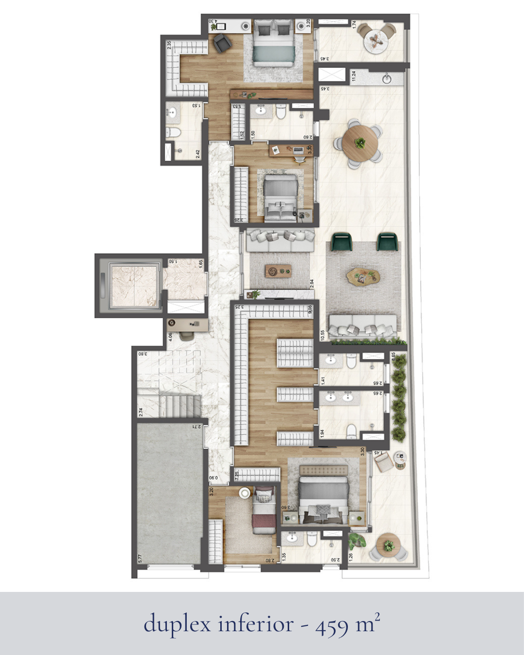 Planta Galleria Residence